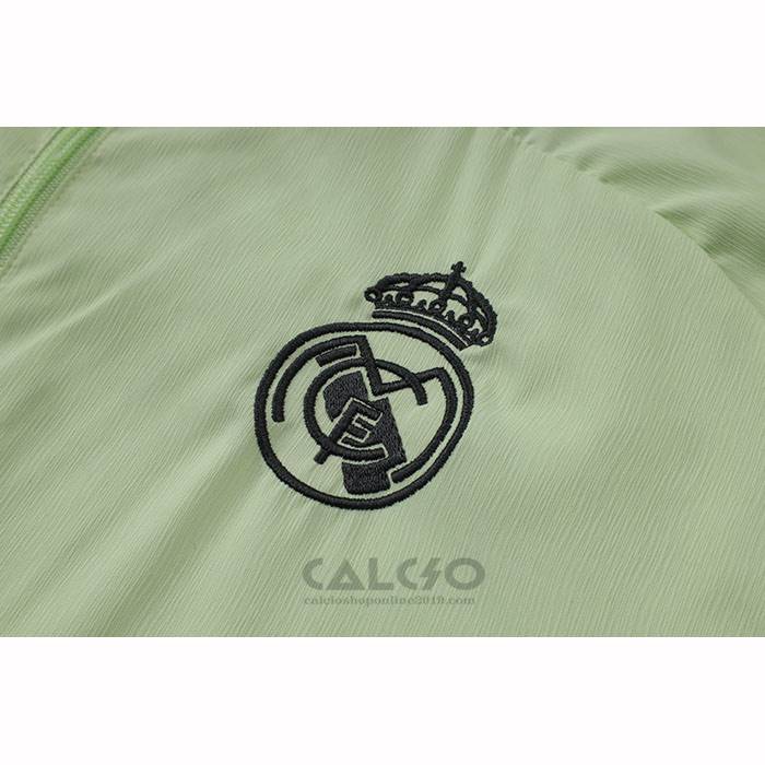 Tuta da Track di Giacca a Vento Real Madrid 2025-2026 Verde